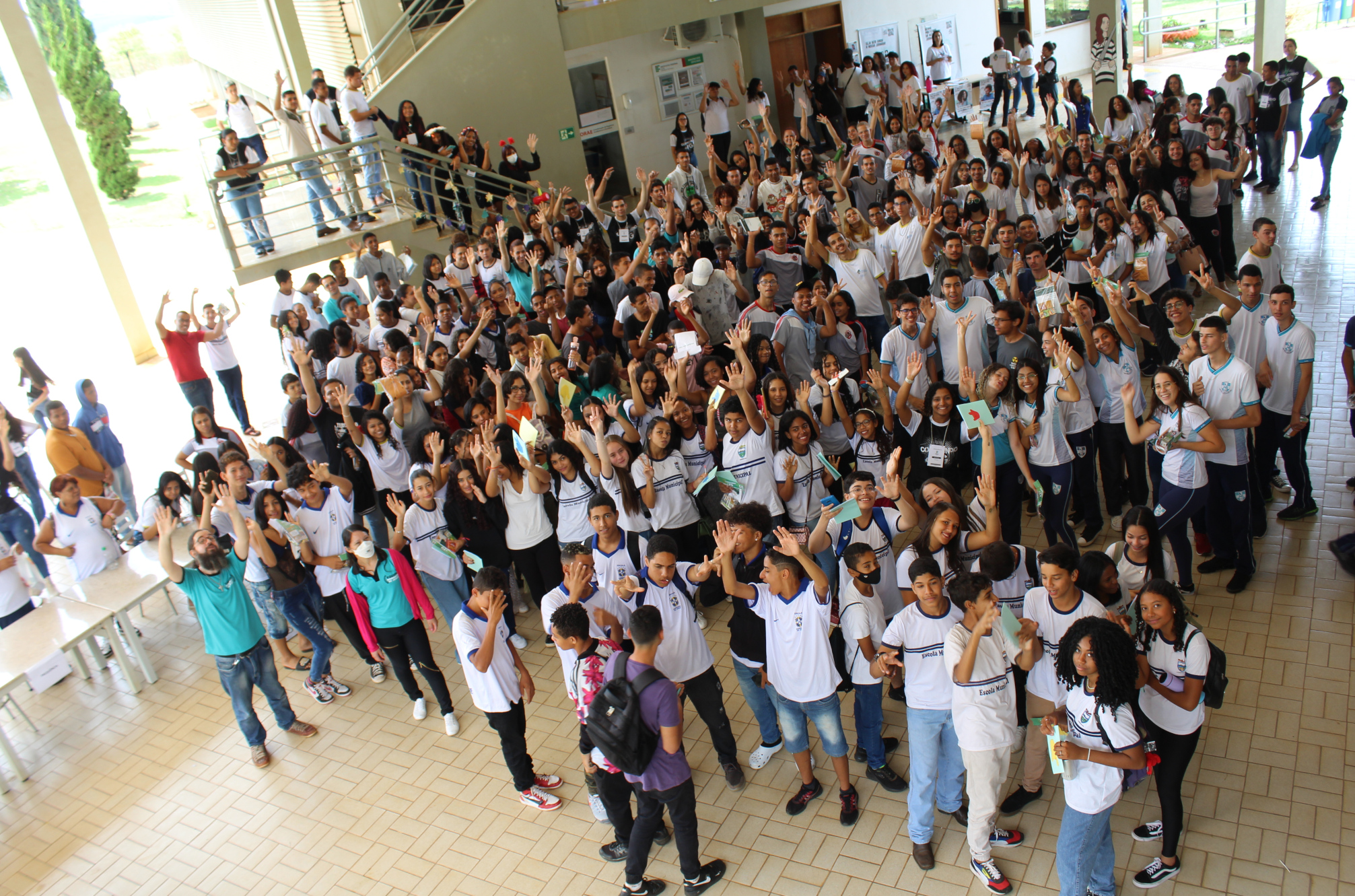 Saguão do Câmpus reúne escolas municipais, estaduais e distritais